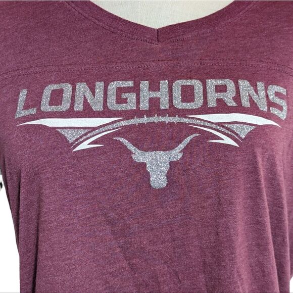 LAT Texas Longhorns Maroon Sparkle Ter - Picture 2 of 7